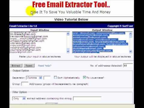 Email extractor 6.6.3.2 registration key